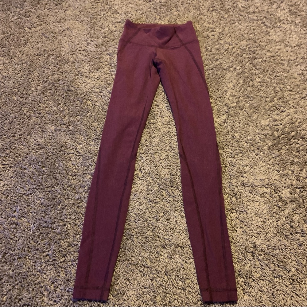 Lululemon cotton blend leggings size 2